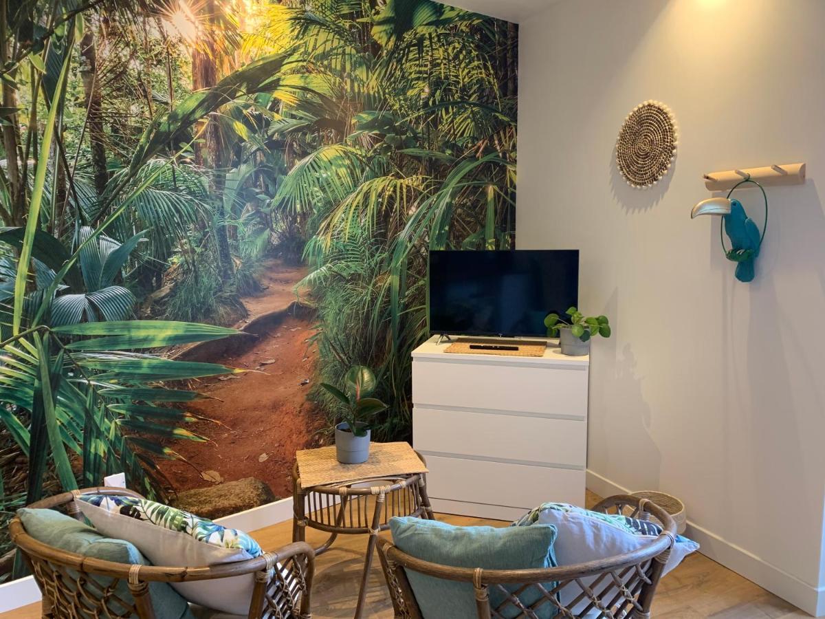 Le Petit Bali - Studio - Wifi - Parking - Coeur De Ville Pont-lʼAbbé エクステリア 写真